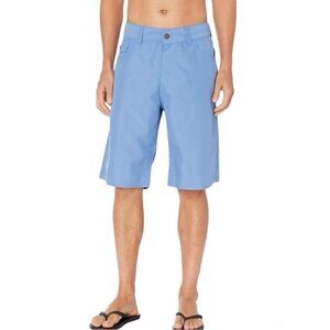 True Religion Big T Surf Board Swim Shorts Digital Blue | size 34 | NWT